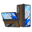 For Huawei Mate X2 5G Napa Texture All-inclusive Phone Case(Brown) - Huawei Cases by PMC TechLife | Online Shopping South Africa | PMC TechLife | Buy Now Pay Later Mobicred