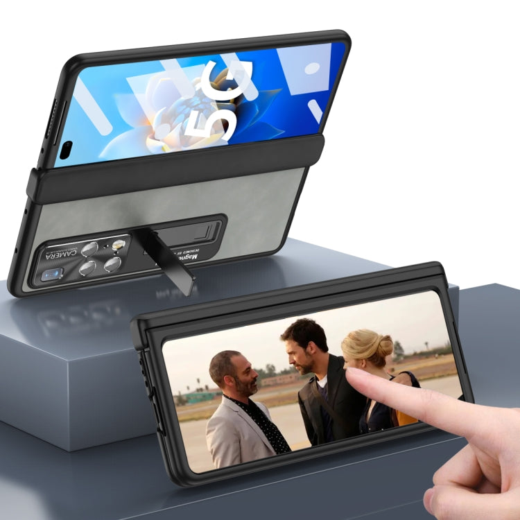 For Huawei Mate X2 5G Napa Texture All-inclusive Phone Case(Blue) - free shipping - PMC TechLife - Order now!