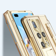For Huawei Mate X2 Phantom Series Integrated Folding Phone Case with Stylus(Champagne Gold)