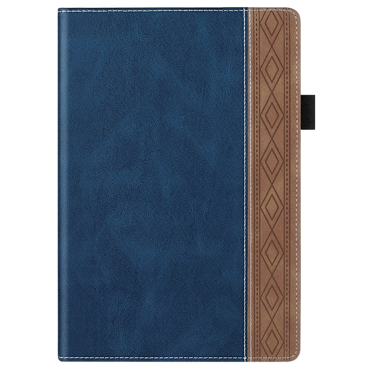 For Lenovo Tab M10 Plus 3rd Gen Splicing Series Tablet Leather Case(Royal Blue) - Lenovo by PMC TechLife | Online Shopping South Africa | PMC TechLife | Buy Now Pay Later Mobicred