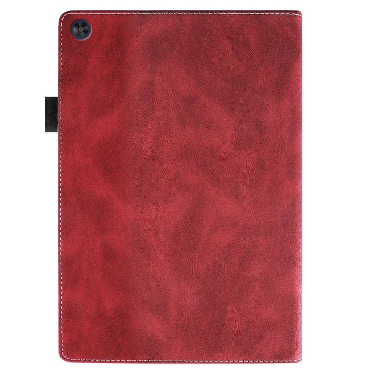 For Huawei MatePad SE Splicing Series Tablet Leather Case(Red) - Huawei by PMC TechLife | Online Shopping South Africa | PMC TechLife | Buy Now Pay Later Mobicred