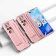For Huawei Mate X2 Integrated Folding Hinge Phone Case with Stylus(Rose Gold) - Huawei Cases by PMC TechLife | Online Shopping South Africa | PMC TechLife | Buy Now Pay Later Mobicred