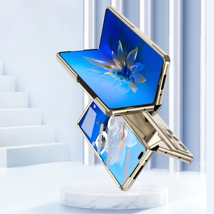 For Huawei Mate X2 Integrated Folding Hinge Phone Case with Stylus(Black) - Huawei Cases by PMC TechLife | Online Shopping South Africa | PMC TechLife | Buy Now Pay Later Mobicred