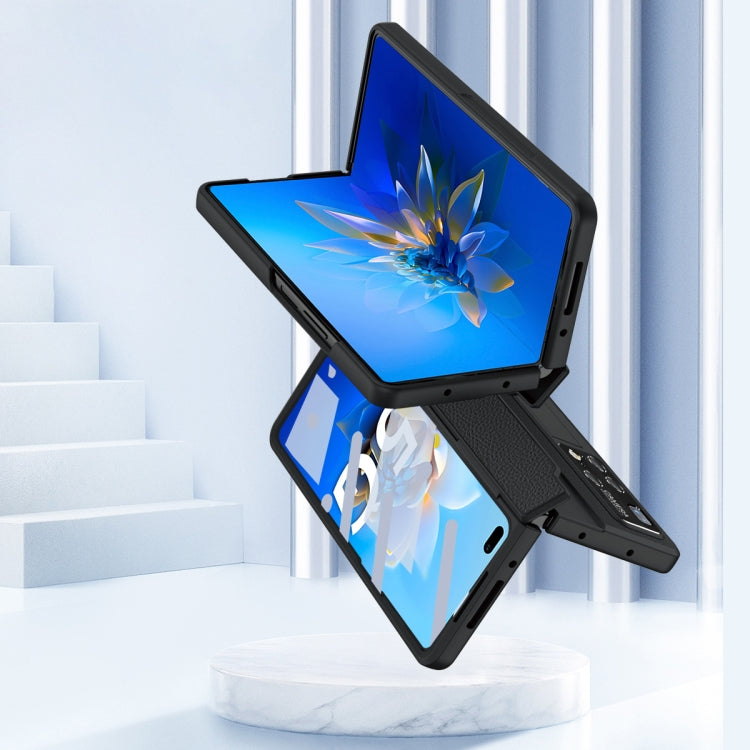 For Huawei Mate X2 Integrated Full Coverage Phone Case with Hinge(Gold+Blue) - Huawei Cases by PMC TechLife | Online Shopping South Africa | PMC TechLife | Buy Now Pay Later Mobicred