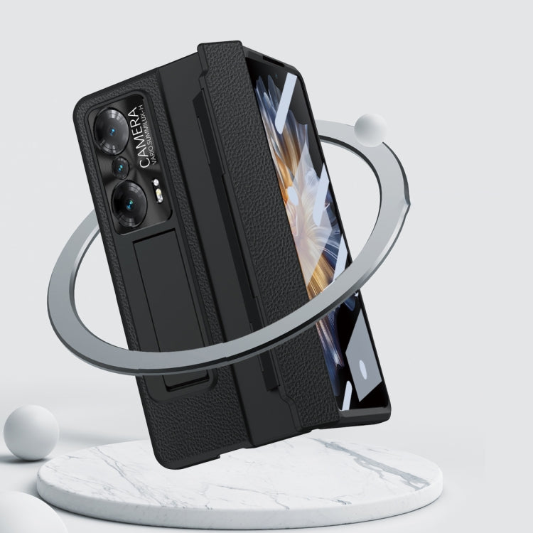 For Honor Magic Vs Integrated Full Coverage Phone Case with Hinge(Gold+White) - Honor Cases by PMC TechLife | Online Shopping South Africa | PMC TechLife | Buy Now Pay Later Mobicred