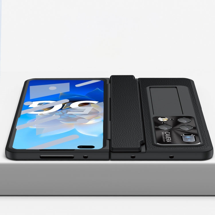 For Huawei Mate X2 Integrated Full Coverage Hinge Phone Case with Stylus(Pink)