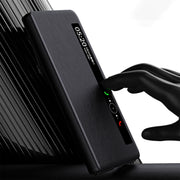 For Honor Magic Vs Side Window View Smart Lychee Texture Leather Phone Case(Orange)