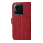 For vivo V25 5G/V25e 4G/X80 Lite Classic Calf Texture Flip Leather Phone Case(Red)