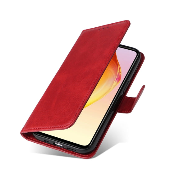For vivo V25 5G/V25e 4G/X80 Lite Classic Calf Texture Flip Leather Phone Case(Red)