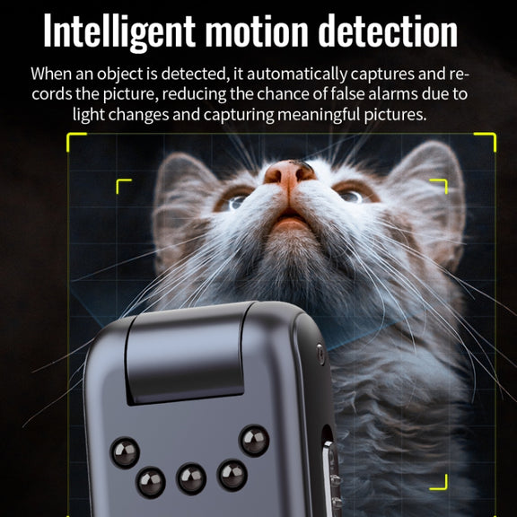 JNN V13 1080P Multifunctional Infrared Night Vision Recorder, Capacity:128G(Black)