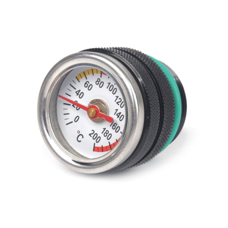For Kawasaki Vulcan 650 Modified Motorcycle Engine Oil Meter Thermometer(Black) - Others by PMC TechLife | Online Shopping South Africa | PMC TechLife | Buy Now Pay Later Mobicred