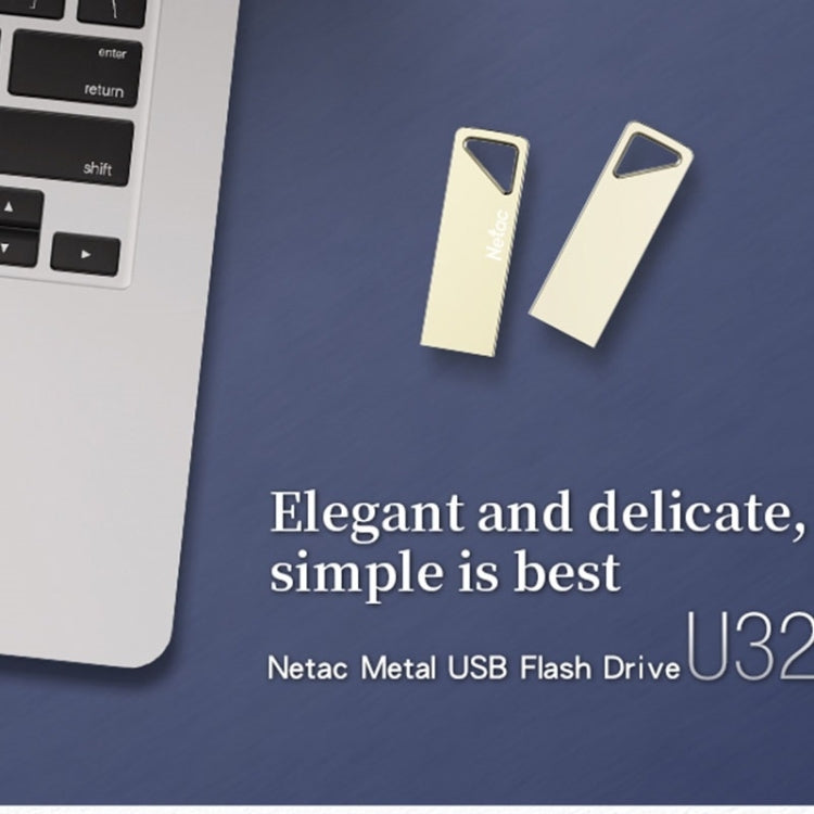 Netac U326 64GB USB 2.0 Compact and Portable Zinc Alloy U Disk - USB Flash Drives by Netac | Online Shopping South Africa | PMC TechLife | Buy Now Pay Later Mobicred