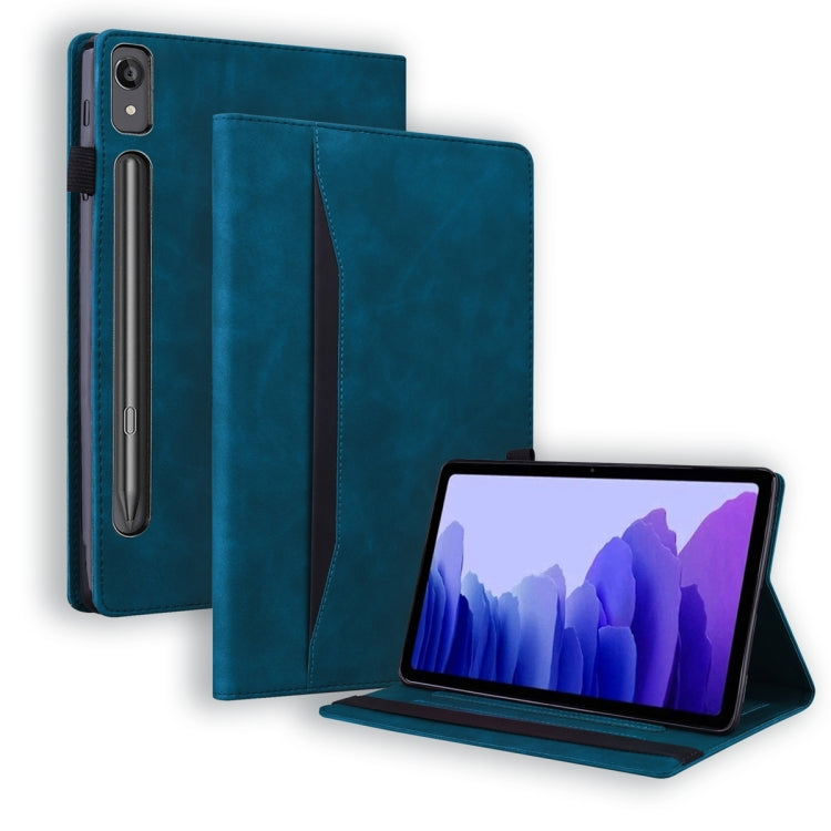 For Lenovo Tab P11 Pro Gen 2 Business Shockproof Horizontal Flip Leather Tablet Case(Blue) - Lenovo by PMC TechLife | Online Shopping South Africa | PMC TechLife | Buy Now Pay Later Mobicred