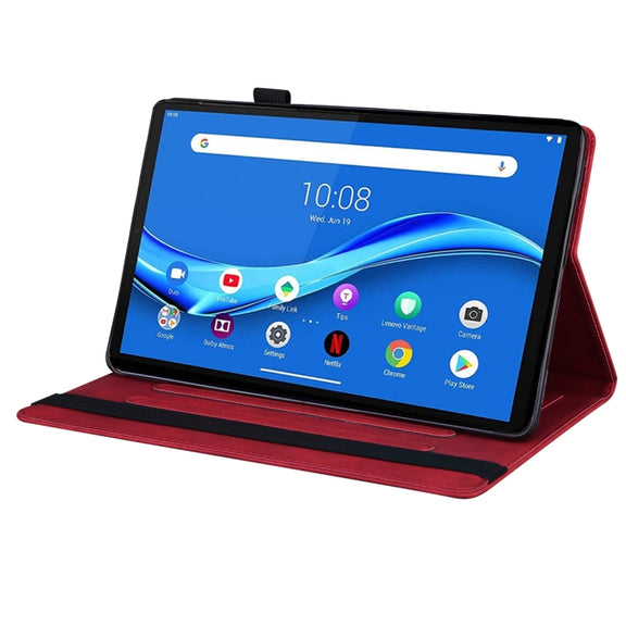 For Lenovo Tab M10 Plus 10.6 3rd Gen 2022 Business Shockproof Horizontal Flip Leather Tablet Case(Red)