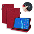 For Lenovo Tab M10 Plus 10.6 3rd Gen 2022 Calf Texture Embossed Flip Leather Tablet Case(Red) - Lenovo by PMC TechLife | Online Shopping South Africa | PMC TechLife | Buy Now Pay Later Mobicred