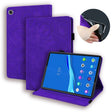 For Lenovo Tab M10 Plus 10.6 3rd Gen 2022 Calf Texture Embossed Flip Leather Tablet Case(Purple) - Lenovo by PMC TechLife | Online Shopping South Africa | PMC TechLife | Buy Now Pay Later Mobicred
