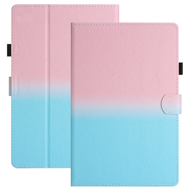 For 10 inch Universal Stitching Gradient Leather Tablet Case(Pink Blue) - free shipping - PMC TechLife - Order now!