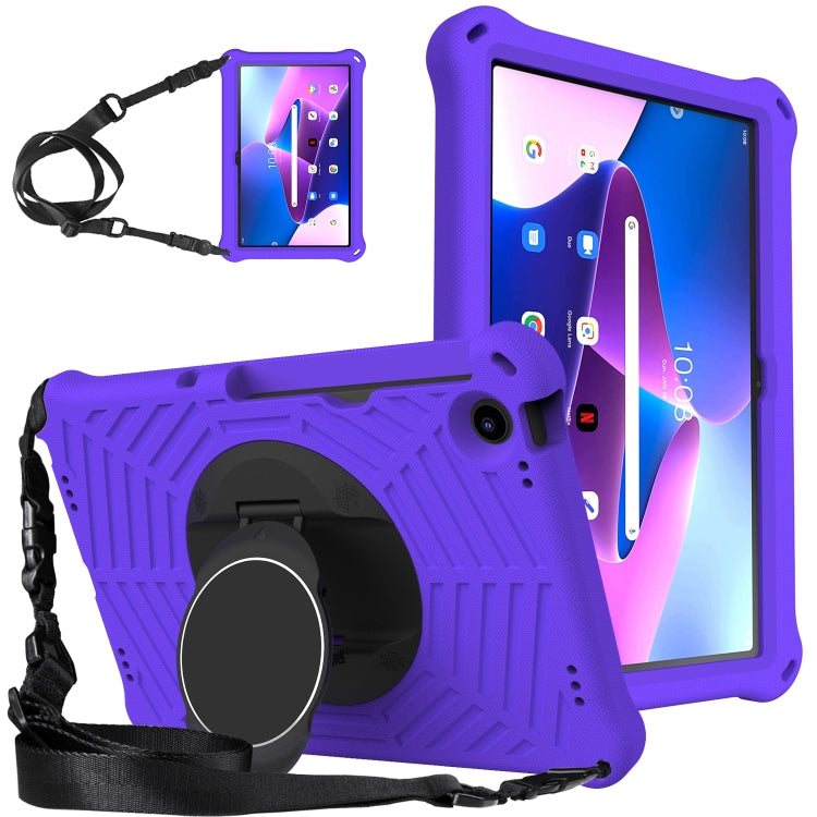 For Lenovo Tab M10 Plus 10.6 3rd Gen 2022 Spider King Silicone Protective Tablet Case(Purple) - Lenovo by PMC TechLife | Online Shopping South Africa | PMC TechLife | Buy Now Pay Later Mobicred