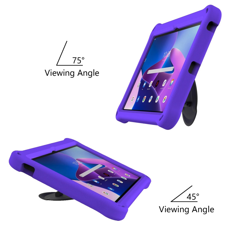 For Lenovo Tab M10 Plus 10.6 3rd Gen 2022 Spider King Silicone Protective Tablet Case(Purple) - Lenovo by PMC TechLife | Online Shopping South Africa | PMC TechLife | Buy Now Pay Later Mobicred