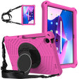 For Lenovo Tab M10 Plus 10.6 3rd Gen 2022 Spider King Silicone Protective Tablet Case(Rose Red) - Lenovo by PMC TechLife | Online Shopping South Africa | PMC TechLife | Buy Now Pay Later Mobicred