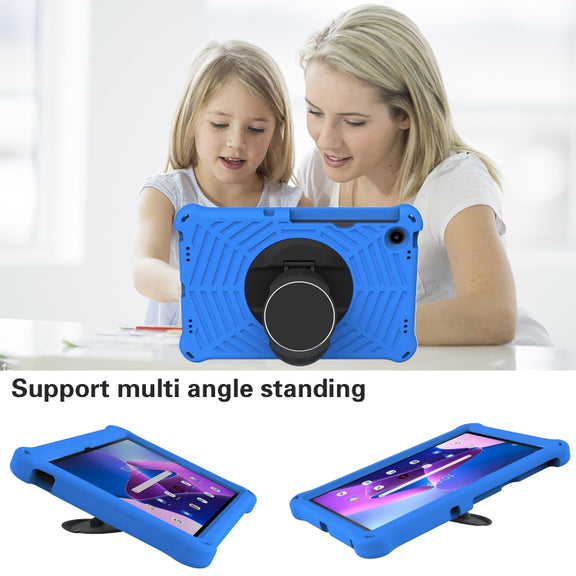 For Lenovo Tab M10 Plus 10.6 3rd Gen 2022 Spider King Silicone Protective Tablet Case(Blue)