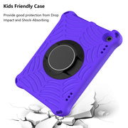 For Amazon Kindle Fire HD 8 / 8 Plus 2022 / 2020 Spider King Silicone Protective Tablet Case(Purple)