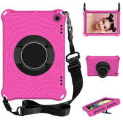 For Amazon Kindle Fire HD 8 / 8 Plus 2022 / 2020 Spider King Silicone Protective Tablet Case(Rose Red)