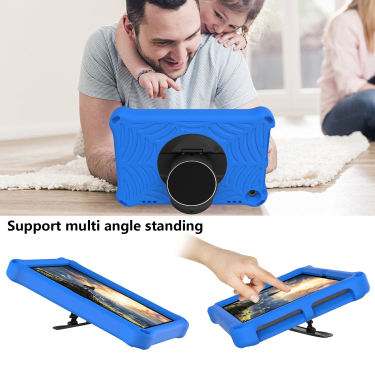 For Amazon Kindle Fire HD 8 / 8 Plus 2022 / 2020 Spider King Silicone Protective Tablet Case(Blue) - free shipping - PMC TechLife - Order now!
