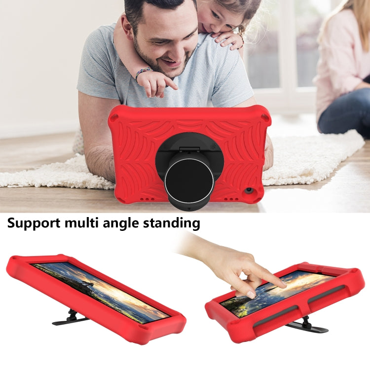 For Amazon Kindle Fire HD 8 / 8 Plus 2022 / 2020 Spider King Silicone Protective Tablet Case(Red) - free shipping - PMC TechLife - Order now!