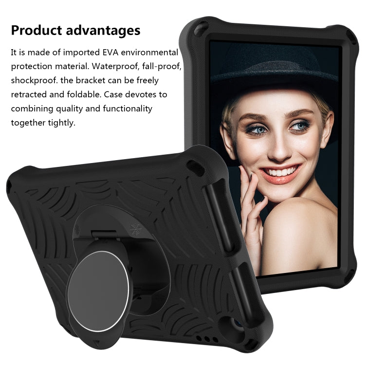 For Amazon Kindle Fire HD 8 / 8 Plus 2022 / 2020 Spider King Silicone Protective Tablet Case(Black)