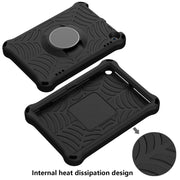 For Amazon Kindle Fire HD 8 / 8 Plus 2022 / 2020 Spider King Silicone Protective Tablet Case(Black)