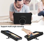 For Amazon Kindle Fire HD 8 / 8 Plus 2022 / 2020 Spider King Silicone Protective Tablet Case(Black)
