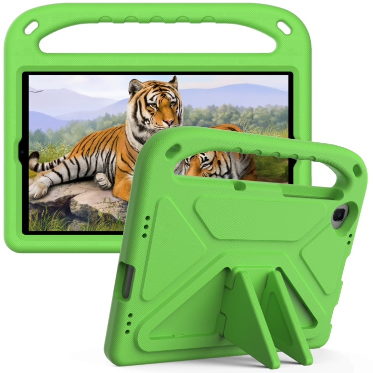 For Lenovo Tab K10 Handle EVA Shockproof Tablet Case with Holder(Green) - Lenovo by PMC TechLife | Online Shopping South Africa | PMC TechLife | Buy Now Pay Later Mobicred