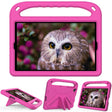 For Lenovo Tab K10 Handle EVA Shockproof Tablet Case with Holder(Rose Red) - Lenovo by PMC TechLife | Online Shopping South Africa | PMC TechLife | Buy Now Pay Later Mobicred