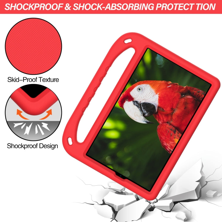 For Lenovo Tab M10 HD 2nd Gen Handle EVA Shockproof Tablet Case with Holder(Red) - Lenovo by PMC TechLife | Online Shopping South Africa | PMC TechLife | Buy Now Pay Later Mobicred