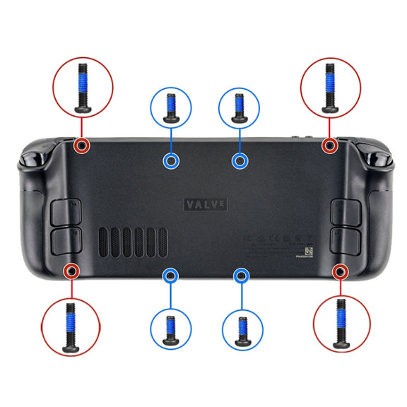 12 in 1 Steam Deck Abschirmung + Back Cover + Hard Disk Screw Set