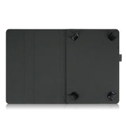 For 10 inch Marble Pattern Stitching Leather Tablet Case(Black)