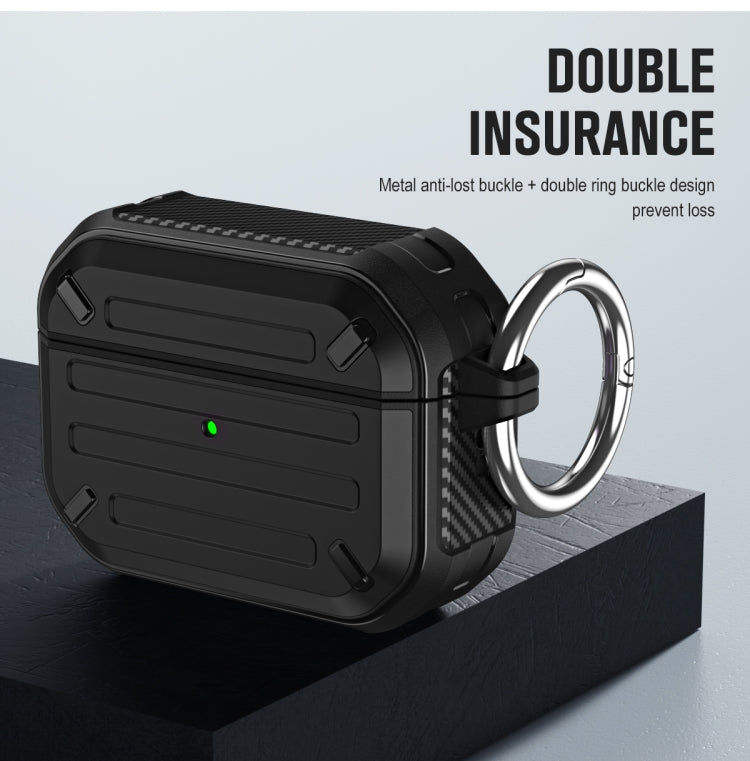 For AirPods Pro Wireless Earphones Protective Case(Cyan)
