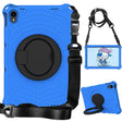 For Lenovo Tab P11 TB-J606 Spider King Silicone Protective Tablet Case(Blue) - Lenovo by PMC TechLife | Online Shopping South Africa | PMC TechLife | Buy Now Pay Later Mobicred
