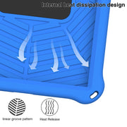 For Lenovo Tab P11 TB-J606 Spider King Silicone Protective Tablet Case(Blue)