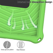 For Lenovo Tab P11 TB-J606 Spider King Silicone Protective Tablet Case(Green)
