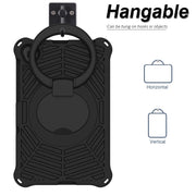 For Lenovo Tab K10 Spider King Silicone Protective Tablet Case(Black)