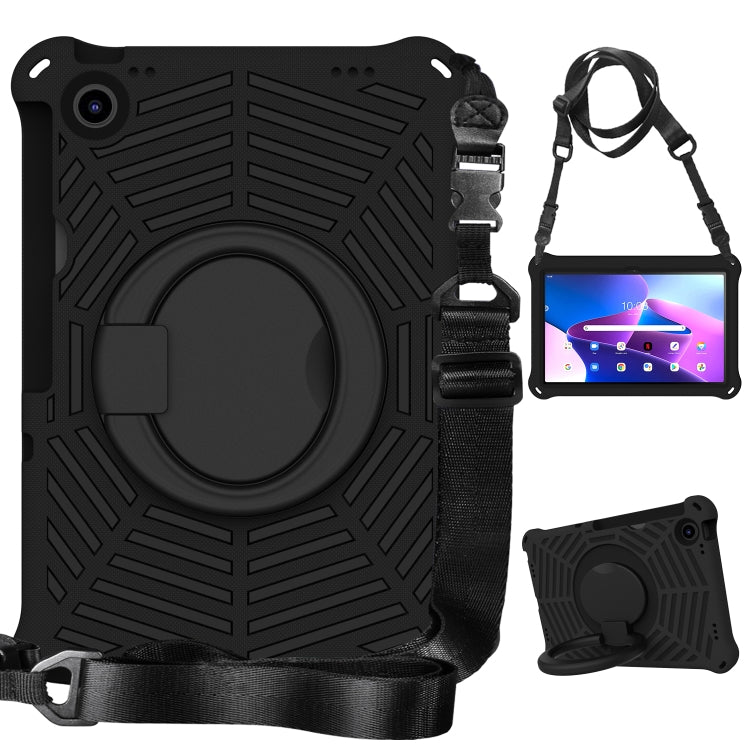 For Lenovo Tab M10 Plus 10.6 3rd Gen 2022 Spider King Silicone Protective Tablet Case(Black) - Lenovo by PMC TechLife | Online Shopping South Africa | PMC TechLife | Buy Now Pay Later Mobicred