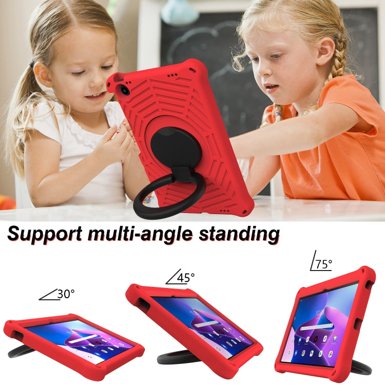 For Lenovo Tab M10 Plus 10.6 3rd Gen 2022 Spider King Silicone Protective Tablet Case(Red) - Lenovo by PMC TechLife | Online Shopping South Africa | PMC TechLife | Buy Now Pay Later Mobicred