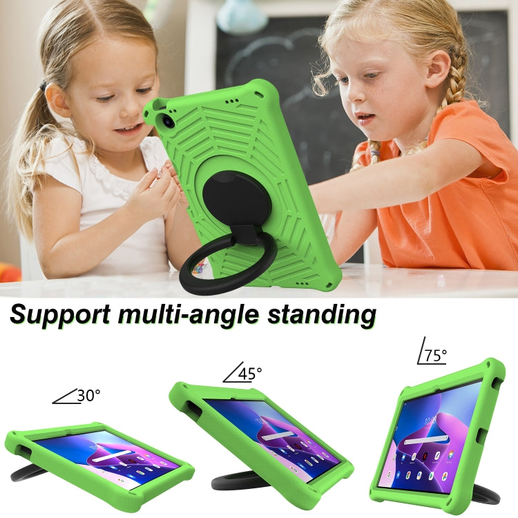 For Lenovo Tab M10 Plus 10.6 3rd Gen 2022 Spider King Silicone Protective Tablet Case(Green) - Lenovo by PMC TechLife | Online Shopping South Africa | PMC TechLife | Buy Now Pay Later Mobicred