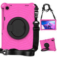 For Lenovo Tab M10 Plus 10.6 3rd Gen 2022 Spider King Silicone Protective Tablet Case(Rose Red) - Lenovo by PMC TechLife | Online Shopping South Africa | PMC TechLife | Buy Now Pay Later Mobicred