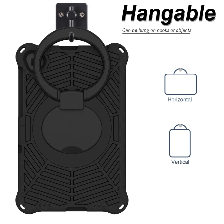 For Lenovo Tab M10 Plus TB-X606 Spider King Silicone Protective Tablet Case(Black)