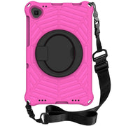 For Lenovo Tab M10 Plus TB-X606 Spider King Silicone Protective Tablet Case(Rose Red)