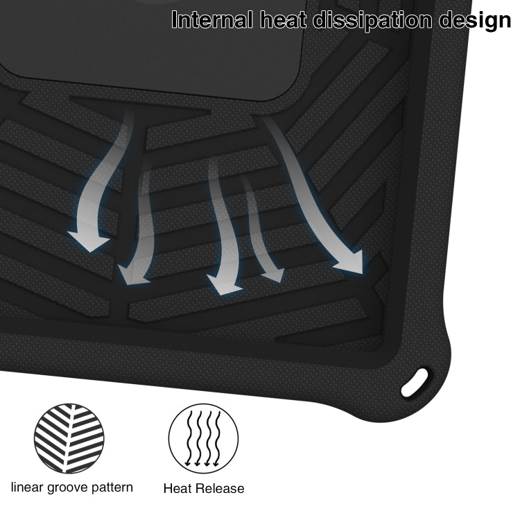 For Lenovo Tab M10 FHD TB-X605FC Spider King Silicone Protective Tablet Case(Black) - Lenovo by PMC TechLife | Online Shopping South Africa | PMC TechLife | Buy Now Pay Later Mobicred