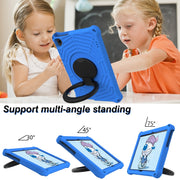 For Lenovo Tab M10 FHD TB-X605FC Spider King Silicone Protective Tablet Case(Blue)
